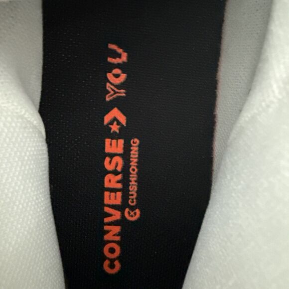 Converse by YOU Chuck Taylor Platform Lift Hi Women Shoe Sz 7.5 Black/Red Hearts - Picture 9 of 9